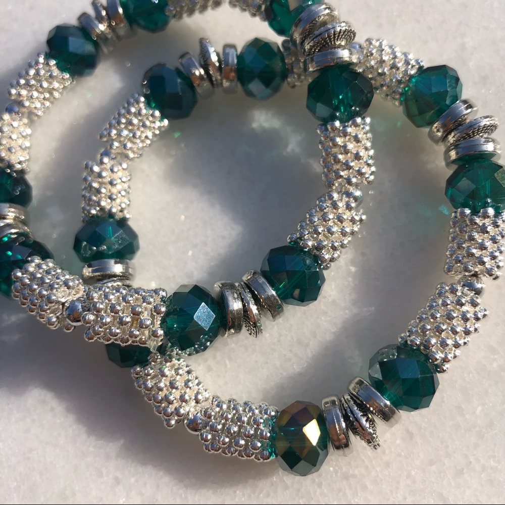 Beautiful Stretchy Statement Piece Bracelets With… - image 5